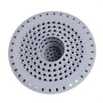 1/2pcs Silicone Drain Filter, Hair Collector Shower Drain Cover Protector, Bathroom Floor Drain, Suitable for Shower and Kitchen Sink 1PC pilka spalva