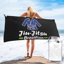 Jiu-Jitsu Beach Towel Soft Microfiber Quick Dry Absorbent Quick Towels For Bath W30*H60(CM)