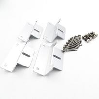 4Pcs High-Supportive Z-Style Solar Panel Aluminum Bracket Kit - RV, Motorhome, Yacht, Car Accessory sidabras