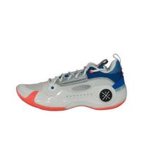 Li-Ning ABAS083-39 Men's Way of Wade 10 Low  Draft Day  Basketball Shoes White/Blue/Orange 44