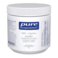 Pure Encapsulations NAC + glicino milteliai – 159 g