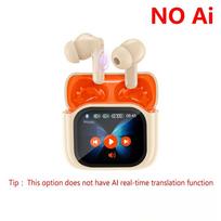 Real Time Translators Headphones with Touch Screen 144 Languages Translation Bluetooth 5.4 Earbuds Noise Cancelling Headset Without AI Translation balta