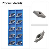 Carbide Cutter Blades 10pcs DCGT11T302AK DCGT32 50 5 Inserts for Aluminum Machining with High Rigidity and Strong Resistance China Mainland