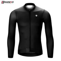 DAREVIE Cycling Jersey Long Sleeve Pro Aero Small Size 3D Bubble Mesh Cycling Jersey Men Women Breathable Man Cycling Maillot Asia-S juoda