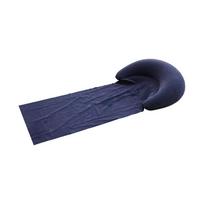 Air Bed PVC Inflatable Beach Mat Portable Design Foldable Grass Cushion Convenient Moisture Proof Beach Sleeping Mat Camping tamsiai mėlyna spalva