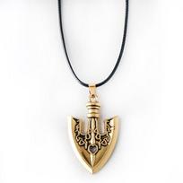 Anime JOJOS BIZARRE ADVENTURE Kujo Jotaro Arrow Metal Golden Choker Charm Gifts Keychain