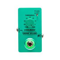COOLMUSIC C-RV01 mini reverb pedalas elektrinės gitaros efekto pedalas nešiojamas aliuminio lydinio efektorius I8493-2 žalia