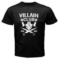 Villain Club Njpw Logo Bullet Club Black Unisex T-Shirt S