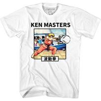 Street Fighter Ken Hadoken Balinti Unisex Marškinėliai S