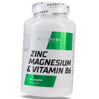 Cinkas Magnis B6, ZMB, Progress Nutrition (08461002) 60caps