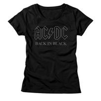 Moterims AC/DC Back In Black Juodi Roko ir Rolo Muzikos Grupės T-marškinėliai Viršūnės Marškinėliai Vyrams Moterims Unisex L