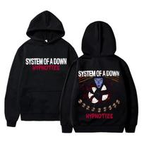 Vintažinis roko grupės System of A Down Hypnotize atspaudas džemperis su gobtuvu vyrams moterims metalo muzika žieminis džemperis naujas gotikinis rudens S
