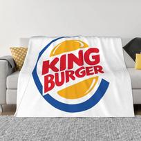 NAUJOS Burger King pledai ir apklotai Super minkštas šildantis vidinis/lauko pledas svetainei, miegamajam, kelionėms 30x40in