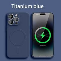 Liquid Silicone Case For iPhone 17 16 15 14 13 11 12 Pro Max Plus Mini Air For Magsafe Magnetic Wireless Charge Soft Cover funda For iphone11Pro