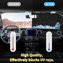 Windshield Sun Shade For Volkswagen Tiguan 2009-2025 Window Sunshade Sun Visor Protector Foldable Blocks UV Rays Keep Your sidabras