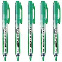 Pentel Handyline S Highlighter Light 5 pens Pen, Green, XSXNS15-K,