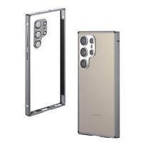 Aviacijos aliuminio metalinis buferio dėklas, skirtas Samsung Galaxy S26Ultra S25 S24 Plus, lydinio objektyvas, šilumos išsklaidymas, smūgiams atsparus dangtelis Galaxy S25