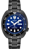 Seiko Prospex SRPD11 Special Edition Black Steel Automatic Watch Ion-Plated Diver's mėlyna