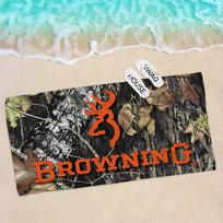B-Brownings Logo Anime Beach Swimming Towel Soft Absorbent Washcloth Children's Gifts for Kids Travel Camping Gym W30*H60(CM)