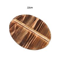Tradicinis universalus medinis puodo dangtis 22-34 cm, apsaugantis nuo nudegimo, geležinio vokelio keptuvės dangtis, apvalios virtuvės reikmenų dalys, virtuvės aksesuarai