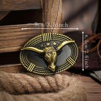 Vakarų diržo sagtelė Initial Vintage-Cowboy Rodeo Sidabrinė Didelė Diržo Sagtis Vyrams Moterims