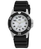 10 ATM Water Analog Solar Urethane White Black [Citizen Q&Q] Watch, Q&Q, Resistant, Watch, Strap, Dial, H950J003, Men's, balta