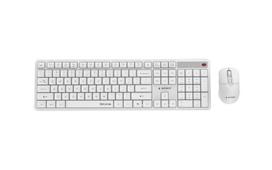 Gembird KBS-WMS-01-W Silent key Pro Business bevielis darbalaukio rinkinys, baltas, JAV išdėstymas