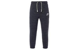 Nike megztos kelnės moteriškos juodos su vidutinio pločio rankogaliais CJ1825-010 S black