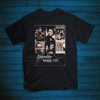 IŠPARDAVIMAS Depeche Mode 101 Turo Koncerto Parašo Juodi Marškinėliai Unisex Marškinėliai S juoda