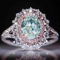 Luxurious Copper Color Inlaid Pink Zircon Multicolour Stones Rings for Women Shining Engagement Wedding Rings Zircon 6 varis