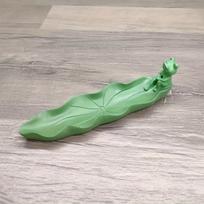 1PC Creative Cartoon Japanese Lotus Leaf Frog Line Incense Plug, Indoor Home Desktop Incense Plug įvairiaspalvis
