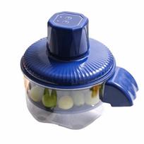 Smart Electric Grape Peeler Machine Rust-Proof Stainless Steel Fruits Peeling Machine Rechargeable Efficient mėlyna