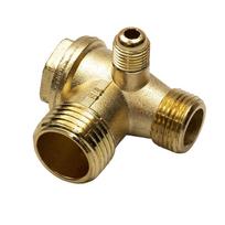 Air Compressor Check Valve 3Port Zinc Alloy Male Thread Check Valve Connector For Air Compressor Accessories