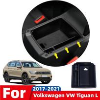 For Volkswagen VW Tiguan L 2017~2026 Car Center Console Armrest Storage Box Sundries Tidying Organizer Tray Interior Accessories