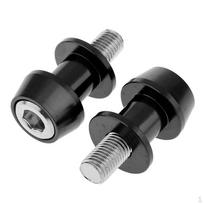 2x Motociklo CNC sūpynės viršutinės rankos ritinėliai Stovo ritinėliai 10 mm 250 ER6 Z