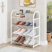 1pcs 4-Layer Metal Shoe Rack Simple Shoe Shelf Footwear Organizer Stand Holder Shoe Rack Shoe Shelf For Living Room balta