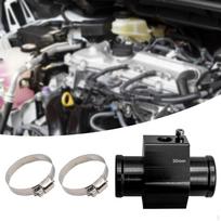 Automobilio vandens temperatūros jungties vamzdis, lengvas montavimas, patvarus 6,8 cm ilgis su žarnos spaustukais 30mm Black