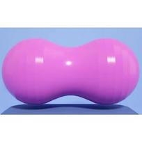 Pusiausvyros treniruoklis Pratimų kamuolys PVC Jogos žemės riešuto formos kamuolys Jogos kamuolys su pripūtėju Fitneso kamuolys Sustorintas kamuolys jogai Pilates 45cm*90cm rožinė