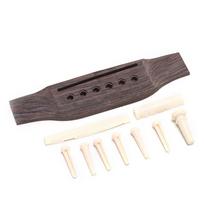 1 rinkinys akustinės gitaros tilto + kaulinio tiltelio smeigtukai / balno / veržlės balno gitaros dalys 1set
