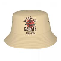 Vintage Miyagi Do Inspired Karate Kid Bucket Hat Unisex Women Unisex Fashion Japanese Kung Fu Cobra Kai Summer FisherUnisex's Hat One Size