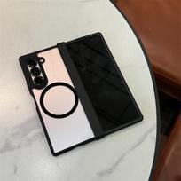 Samsung Galaxyzfold7 6 Central Axis Magnetic Folding Mobile Phone Case Suitable for Zfold4 5 Soft Shell Full Enclosure Samsung z fold 4