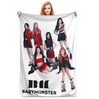 Babymonsters Aštrus padažas Megztos antklodės Flanelinė minkšta pledas automobiliui, sofai, lovai 30x40in