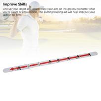 Putter Ruler Aluminum Alloy Putting Straight Alignment Ruler Rail for Putting Practice Green Putting Alignment Rail