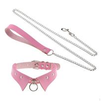 Choker Necklace for Themed Events and Cosplay rožinė