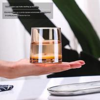 Hotel Glass Mouthwash and Toothbrush Cup Set