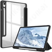 Case for Samsung Galaxy Tab S10 FE / S9 FE 10.9-Inch Slim Translucent Back Tri-Fold Stand  Tablet Pen Charging Auto Wake/Sleep Tab S9 11 inch juoda