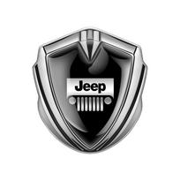 Jeep 3D Auksinis/Sidabrinis Skydo Logotipas Automobilio Bagažinės Ženklelis Lipdukas Automobilio Aksesuarai Jeep Grand Cherokee Wrangler JK Compass Reneg
