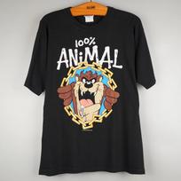 Vintažiniai 1990-ųjų TAZ Tasmanijos velnio marškinėliai 100% Animal M