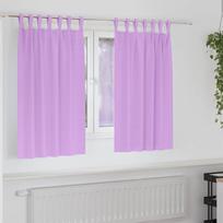 Užuolaidos su žiedais blokuojančios šviesą 2 pcs Violetinė