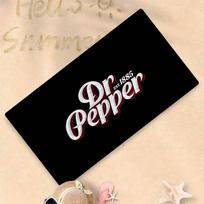 D-Dr Pepper Cartoon Microfiber Printed Beach Towel Mountain Climbing Yoga Beach Swimming Running Absorbent Soft Towel W30*H60(CM)